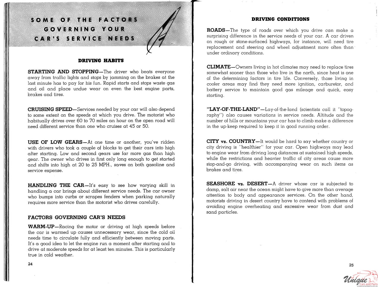 1950 Pontiac Owners Manual Page 14